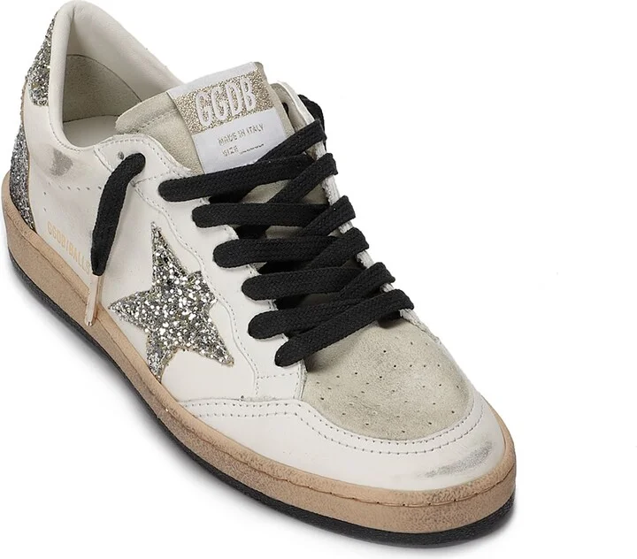 Ballstar Leather Upper Suede Tongue Glitter Star S - Image 2