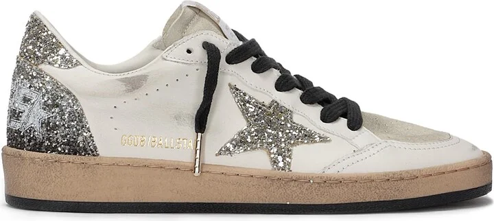 Ballstar Leather Upper Suede Tongue Glitter Star S