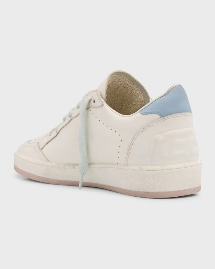 Ballstar Mixed Leather Low-Top Sneakers - Image 4
