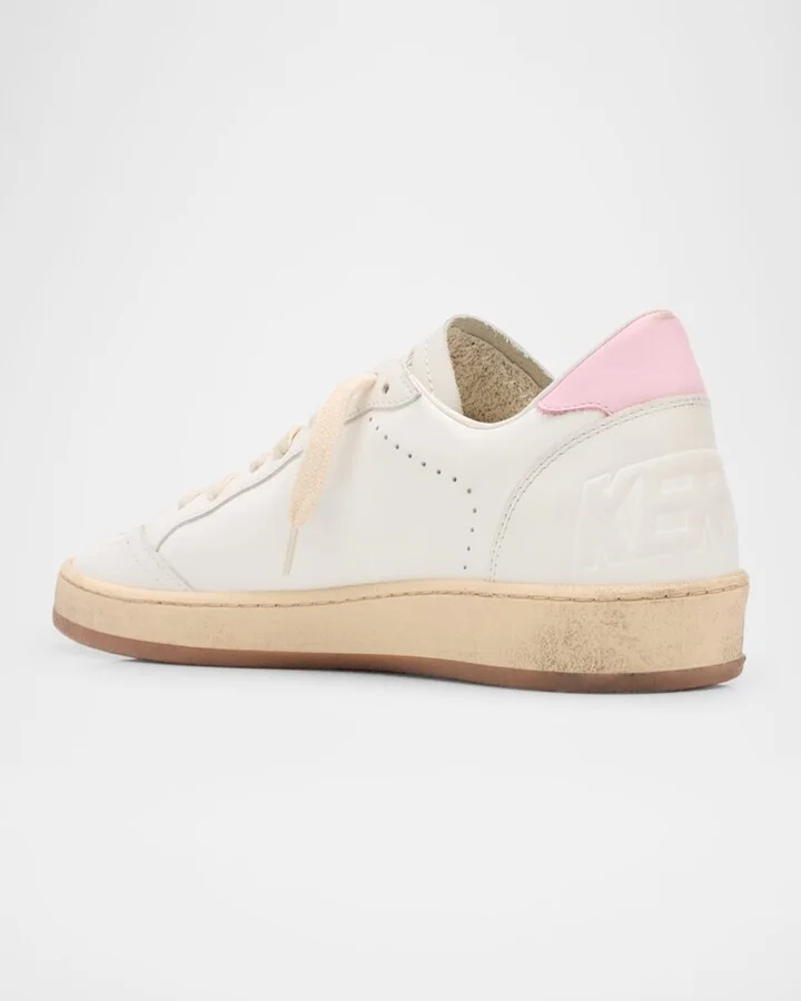 Ballstar Mixed Leather Low-Top Sneakers - Image 11