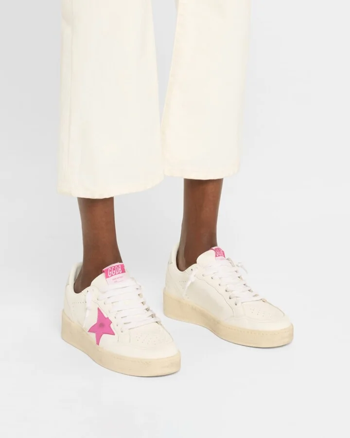 Ballstar Mixed Leather Low-Top Sneakers - Image 5