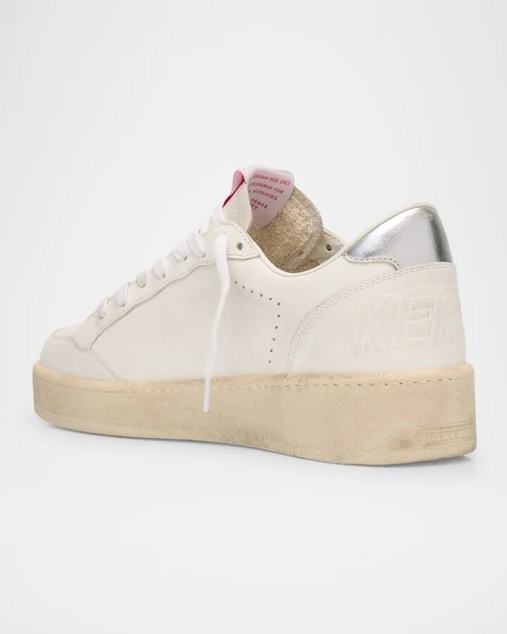 Ballstar Mixed Leather Low-Top Sneakers - Image 11