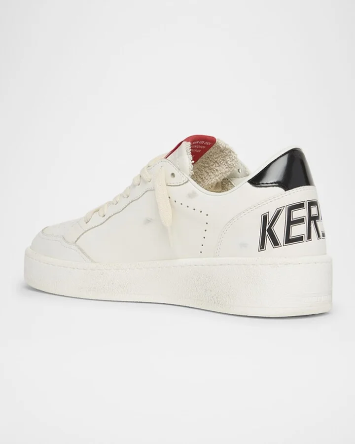 Ballstar Mixed Leather Low-Top Sneakers - Image 7