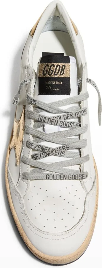Ballstar Mixed Leather Low-Top Sneakers - Image 7