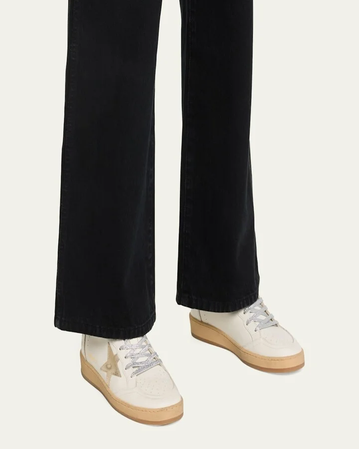 Ballstar Mixed Leather Low-Top Sneakers - Image 10