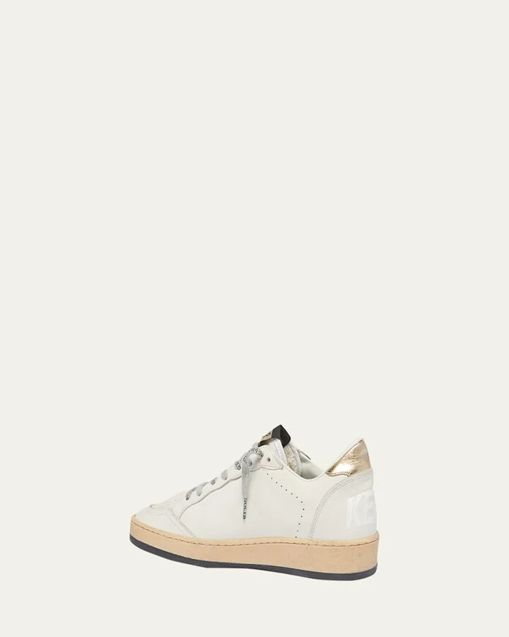 Ballstar Mixed Leather Low-Top Sneakers - Image 10