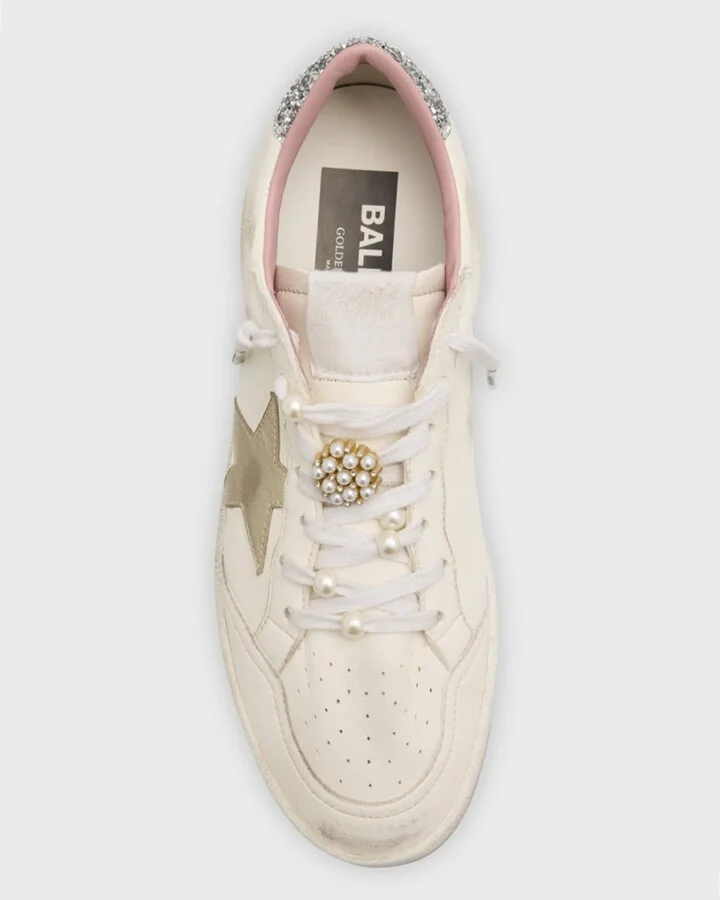 Ballstar Pearly Glitter Low-Top Sneakers - Image 8