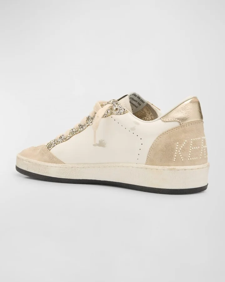 Ballstar Pearly Glitter Low-Top Sneakers - Image 2