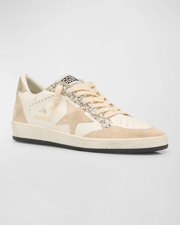 Ballstar Pearly Glitter Low-Top Sneakers - Image 4