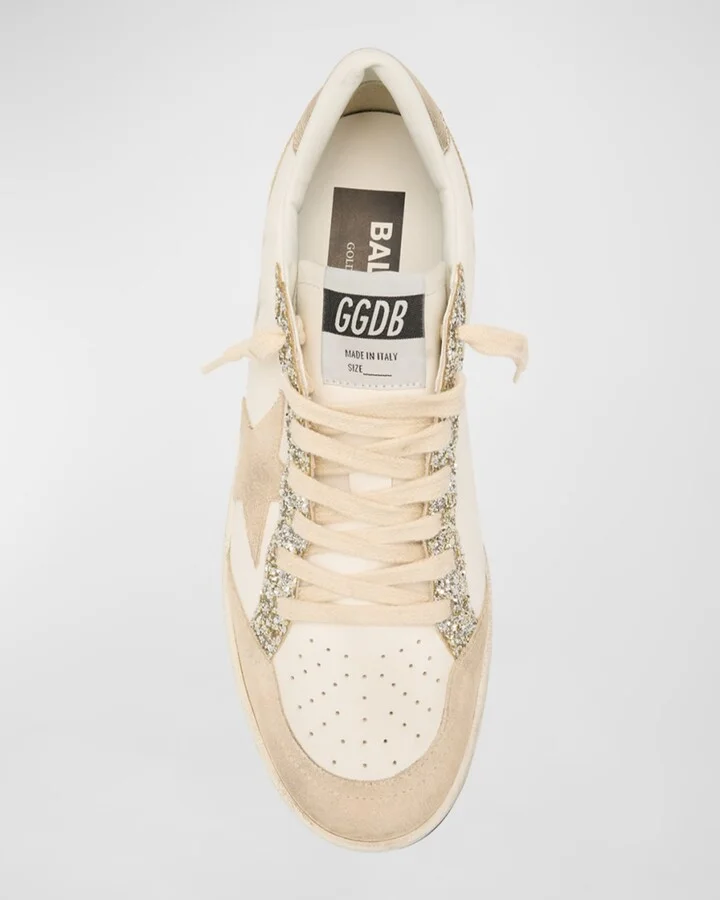 Ballstar Pearly Glitter Low-Top Sneakers - Image 5