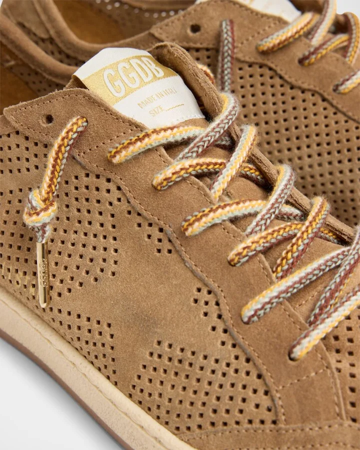 Ballstar Peforated Suede Low-Top Sneakers - Image 2