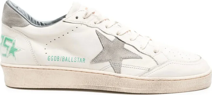 Ballstar Star distressed leather sneakers
