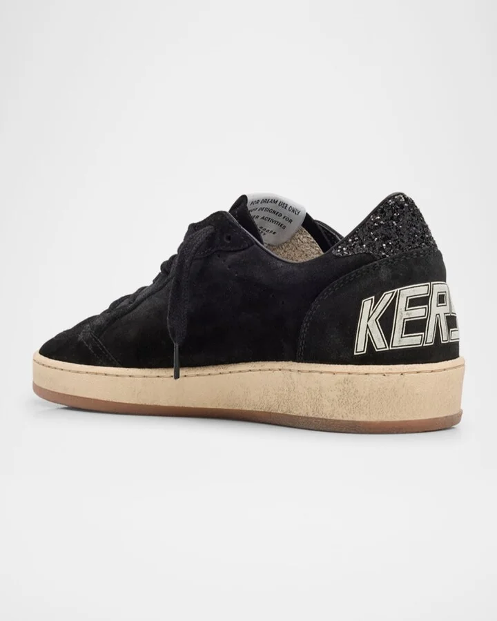 Ballstar Suede Glitter Low-Top Sneakers - Image 8