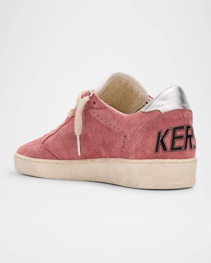 Ballstar Suede Metallic Low-Top Sneakers - Image 2