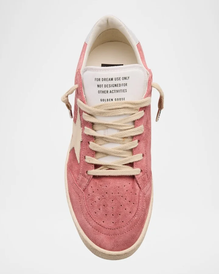 Ballstar Suede Metallic Low-Top Sneakers - Image 5