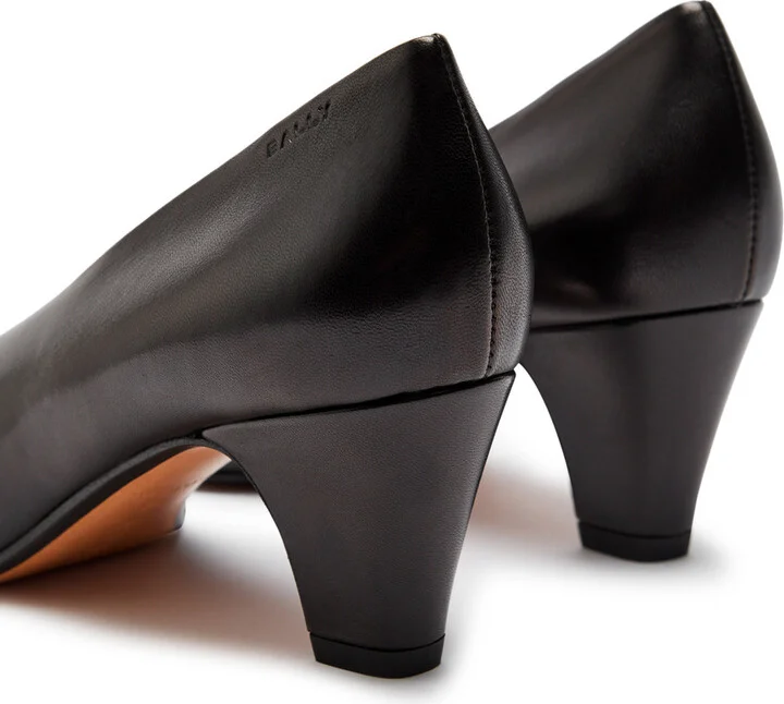 Bally Aline 55 Leather Pumps - Image 4
