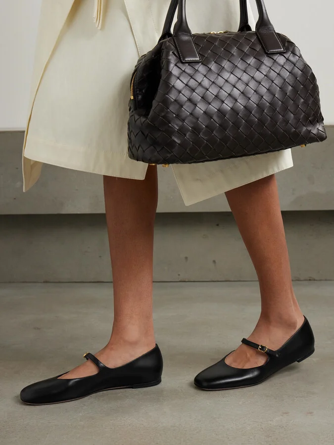 BALLY - Banya Leather Mary Jane Ballet Flats - Black - Image 2