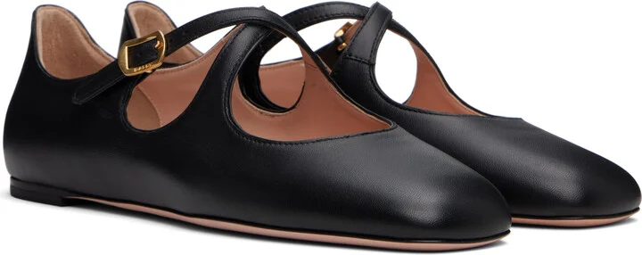 Bally Black Ballyrina Ballerina Flats - Image 4