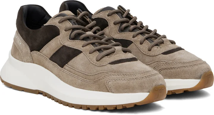 Bally Brown Outline Sneakers - Image 4
