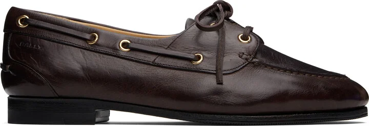 Bally Brown Plume Derbys