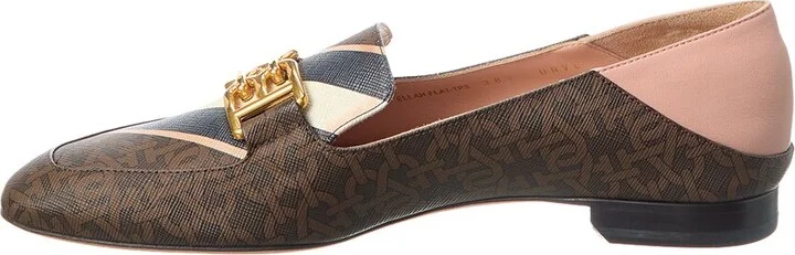 Bally Ellah Coated Canvas & Leather Loafer - Image 2