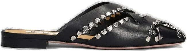 Bally Embellished Slip-On Flat Shoes