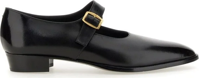 Bally Gerwin Buckled Flat Pumps