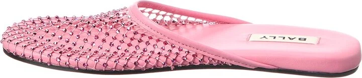 Bally Greek Mesh & Leather Mule - Image 2