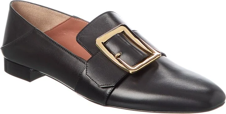 Bally Janelle Buckled Leather Loafer