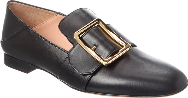 Bally Janelle Buckled Leather Loafer