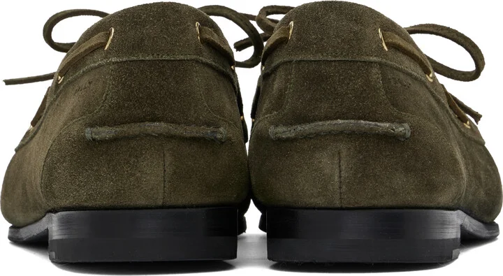 Bally Khaki Plume Boat Shoes - Image 2