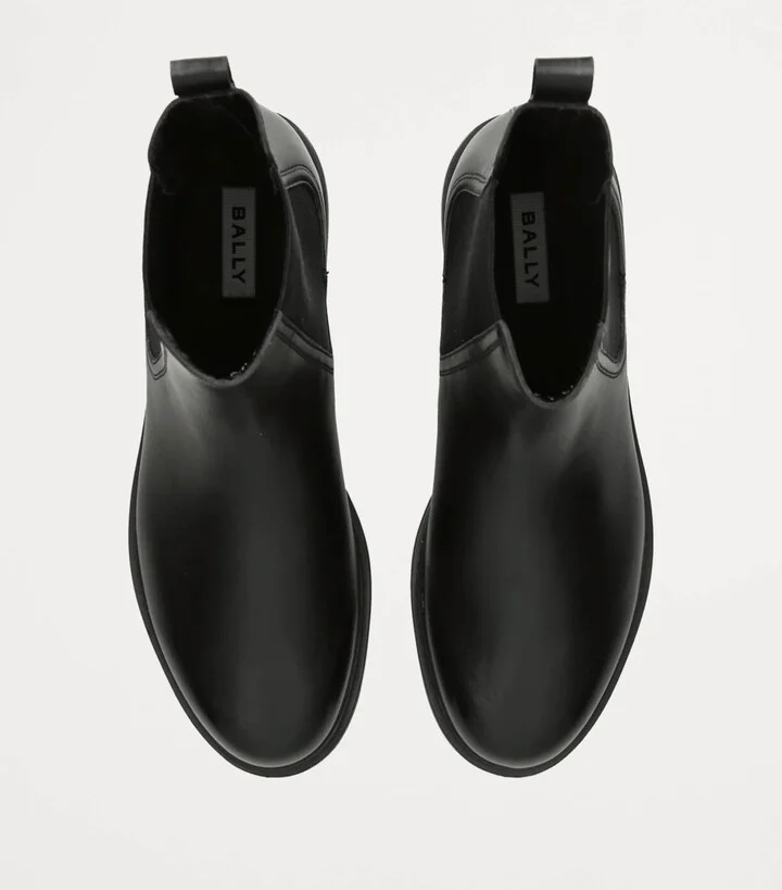 Bally Leather Gevon Chelsea Boots - Image 4