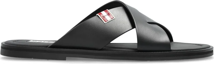 Bally Leather Slides Glorany
