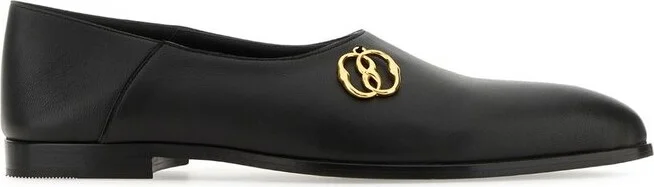 Bally Logo Motif Plaque Flat Shoes
