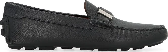 Bally Logo Plaque Slip-On Loafers