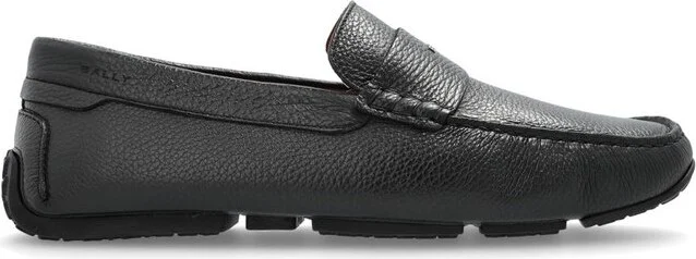 Bally Logo Plaque Slip-On Loafers