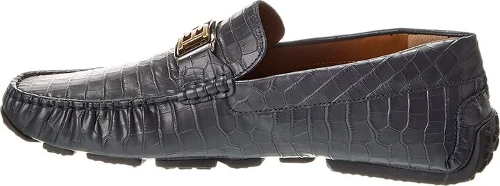 Bally Palan Croc-Embossed Leather Loafer - Image 2
