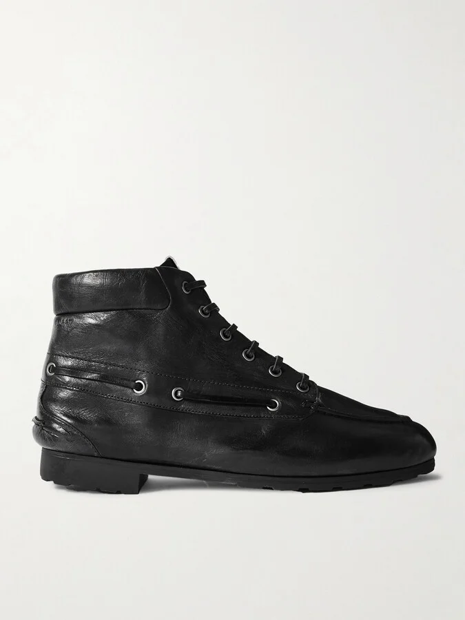 BALLY - Paphos Leather Ankle Boots - Black