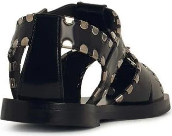 Bally 'Pasely' Black Leather Sandals - Image 3