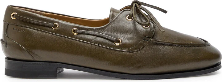 Bally Pathy Glossed Leather Loafers