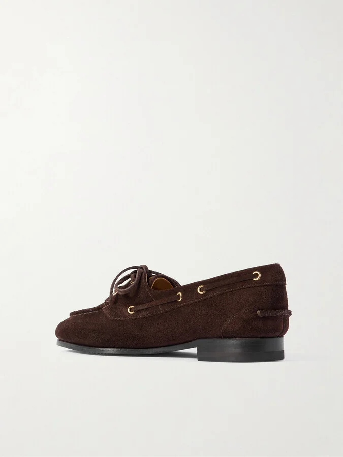 BALLY - Pathy Suede Loafers - Brown - Image 3