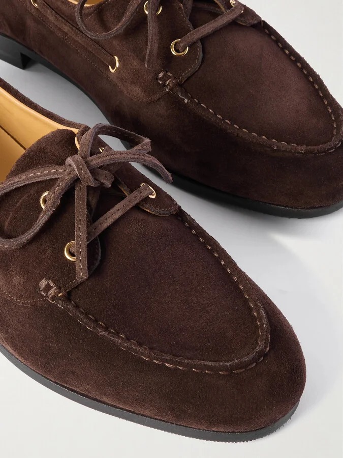 BALLY - Pathy Suede Loafers - Brown - Image 4