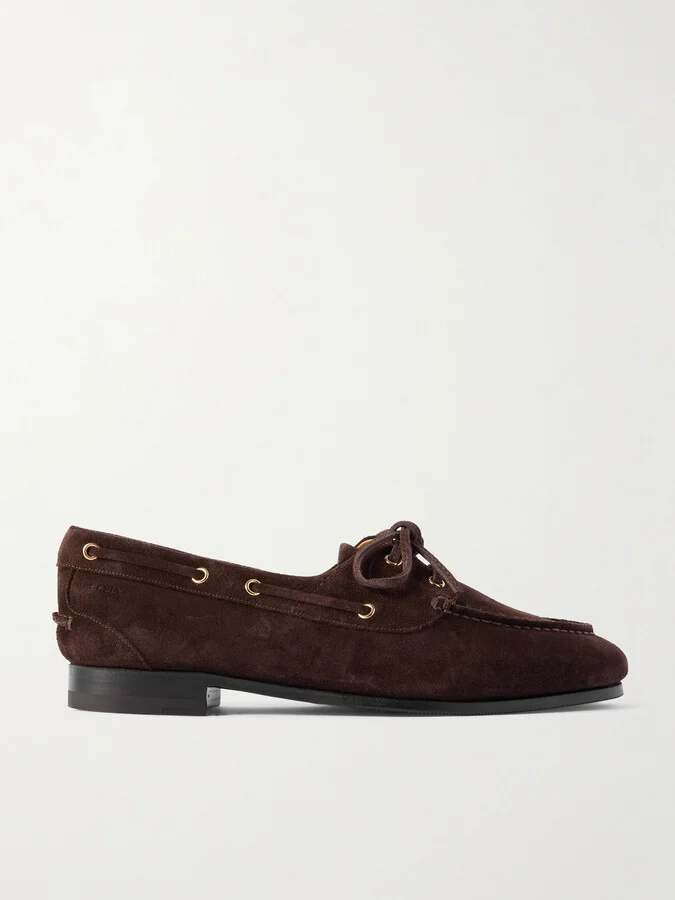BALLY - Pathy Suede Loafers - Brown