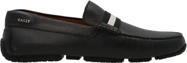 Bally Pearce Striped Loafers