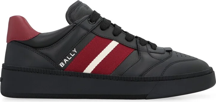 Bally Rebby Leather Low-Top Sneakers - Image 2