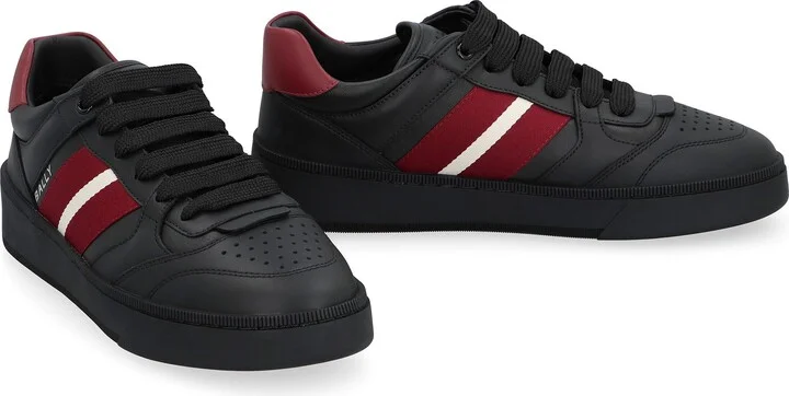 Bally Rebby Leather Low-Top Sneakers - Image 3