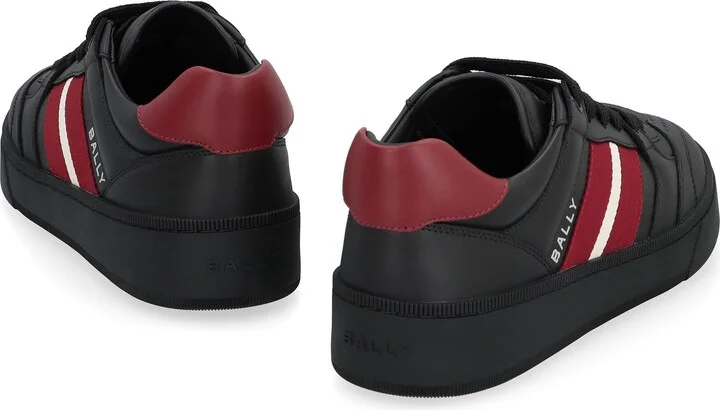 Bally Rebby Leather Low-Top Sneakers - Image 4