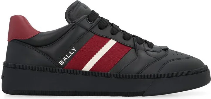 Bally Rebby Leather Low-Top Sneakers