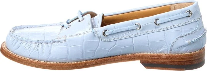 Bally Rimion Croc-Embossed Leather Loafer - Image 2