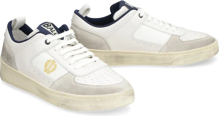 Bally Riweira Leather Low-Top Sneakers - Image 3